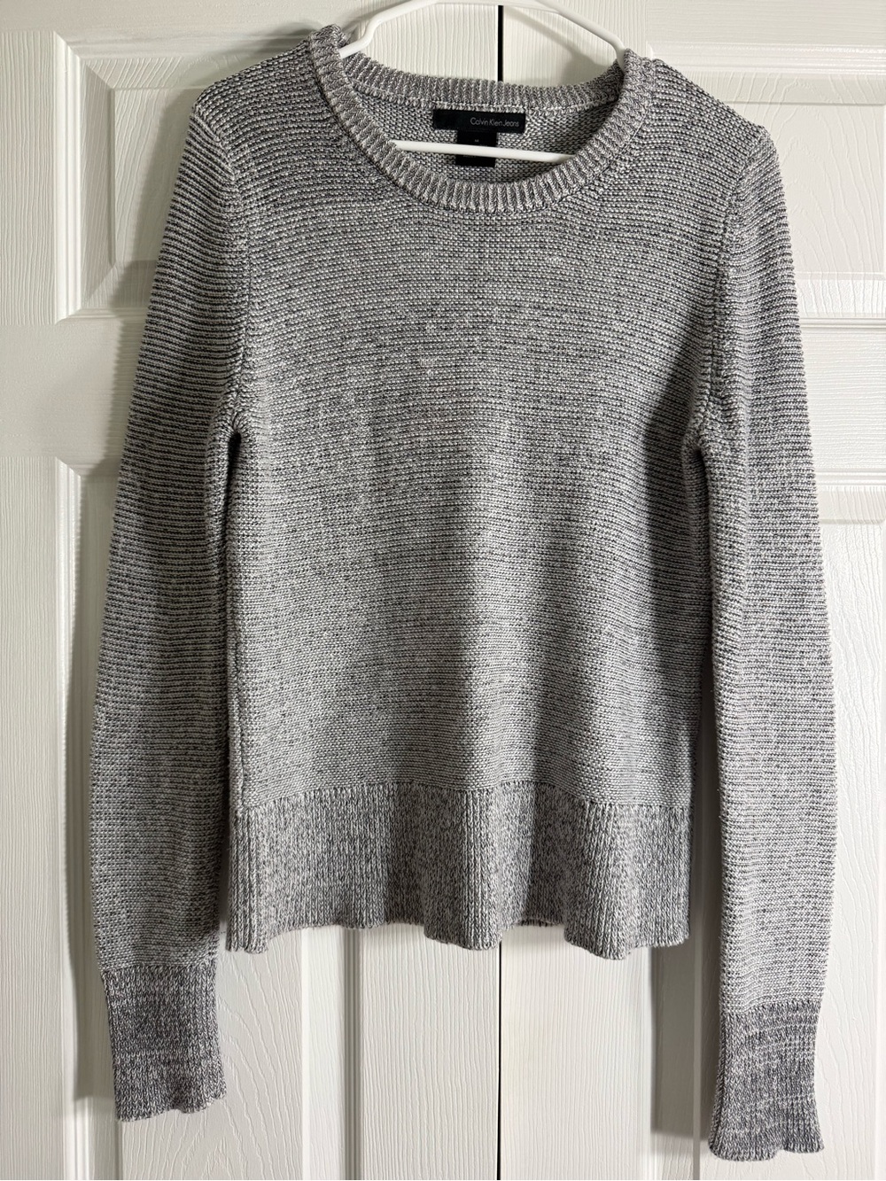 Calvin Klein Jeans Light Gray Crewneck Sweater